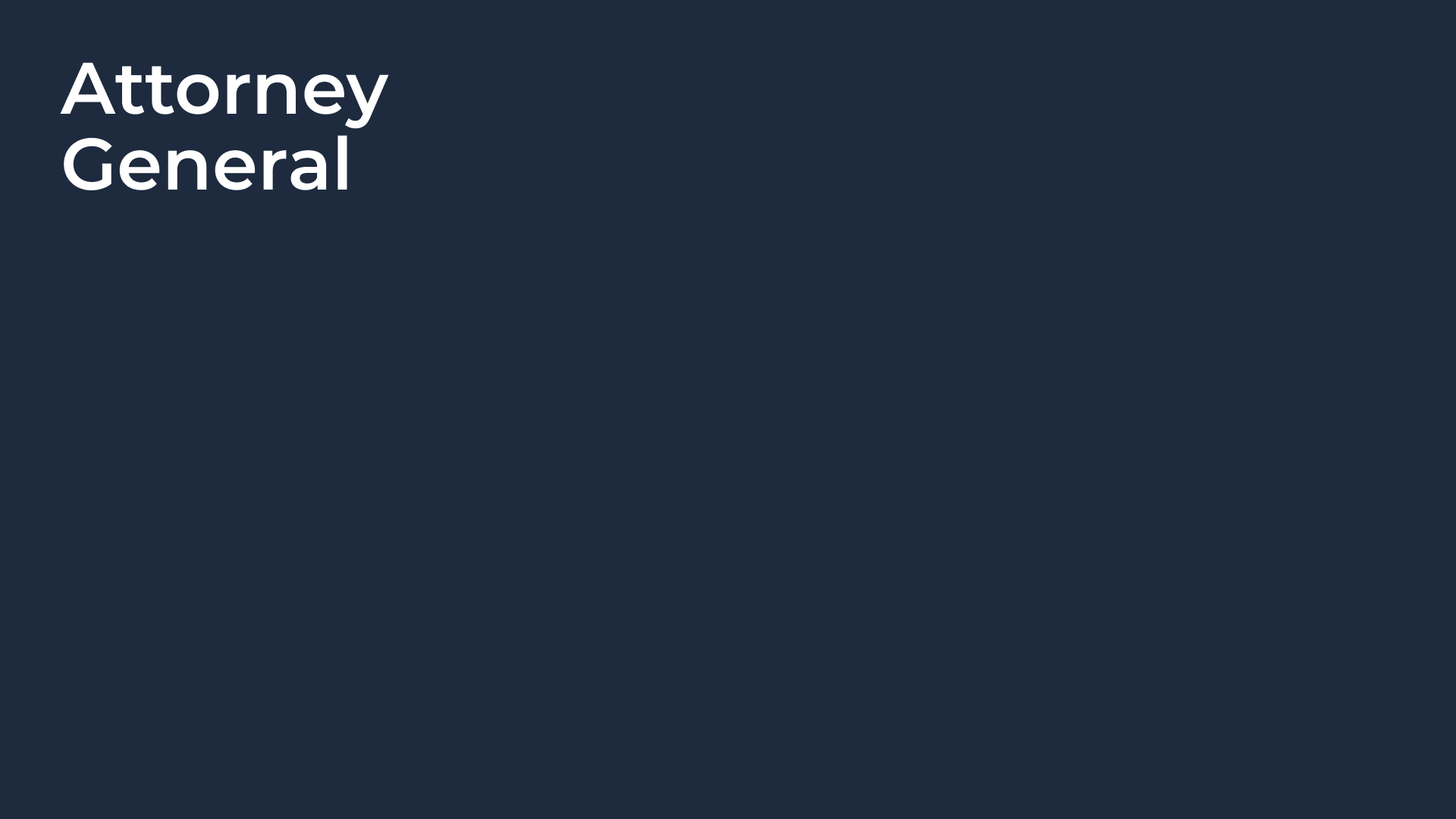 Attorney General