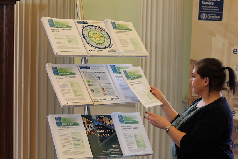 Day in the life of Leinster House - Library & Research Service