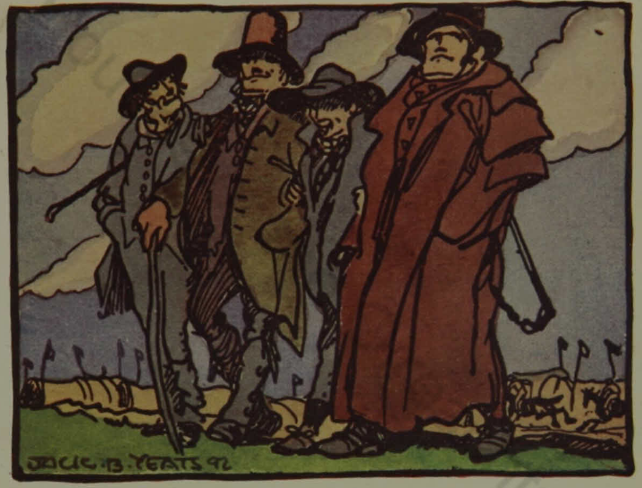Íomhá mhaisithe ‘The Sportsmen’, le Jack B. Yeats