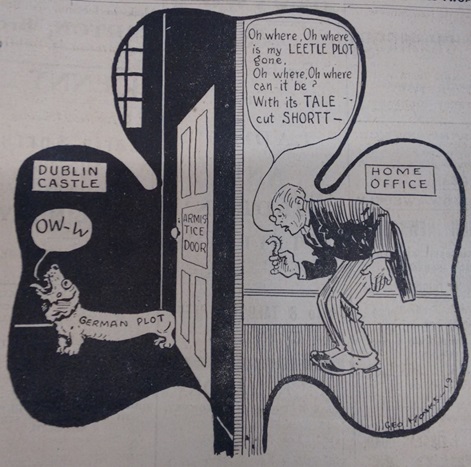Cartún ó irisleabhar The Shamrock, 1919