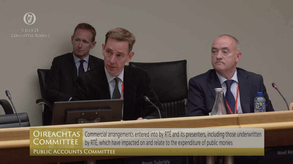 Mr Ryan Tubridy and Mr Noel Kelly appearing before the PAC 